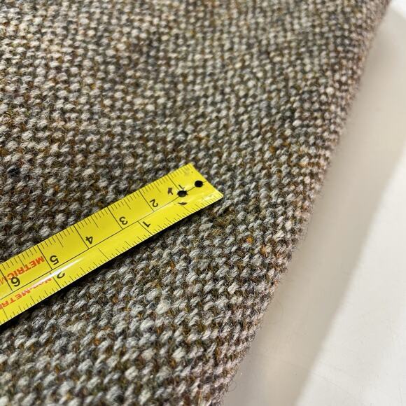 VTG Harris Tweed Blazer Herringbone Mens 44 USA Pure Scottish Wool Pulp *Flaws* - Picture 5 of 11